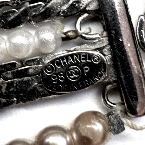 ✨Rare Stunning 1920’s Style Vintage Art Deco CHANEL Silver Choker Necklace 💥 - Picture 13 of 17